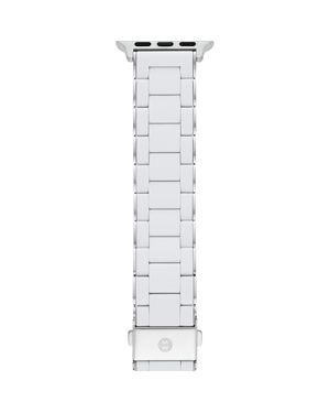 Michele Silicone Apple Watch Watchband - White