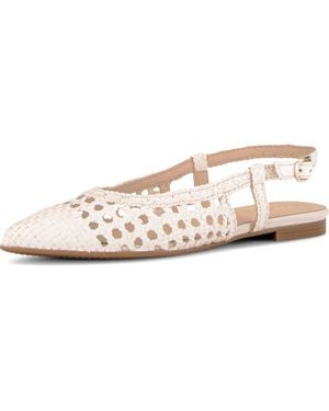 Gabor Pointed Toe Slingback Flat - Pink