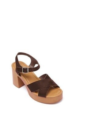 Therapy Australia Brynn Open Round Toe Sandal - Brown