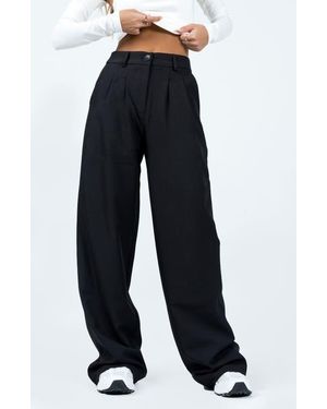 Princess Polly Archer Wide Leg Pants - Blue