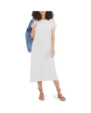 Hatch Collection The Easygoing Nursing Maxi T-Shirt Dress - Blue