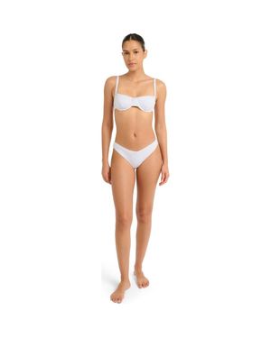 Onia Micro Polka Dot Chiara Bikini Bottom - Orange