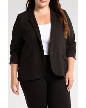UNIVERSAL STANDARD Beas Ponte Blazer - Black