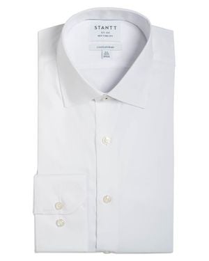 STANTT Contemporary Fit Performance Twill Dress Shirt - Blue