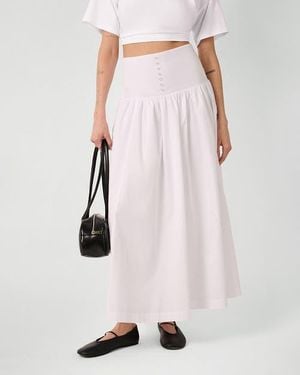 WeWoreWhat Drop Waist Maxi Skirt - Pink