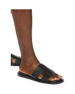 Kurt Geiger Bond Cutout Slide Sandal - Black