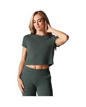 Tavi Ribbed Tee - Green