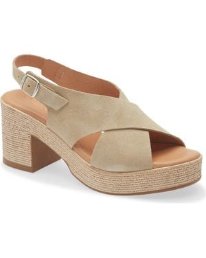 Cordani Marianne Slingback Platform Sandal - Natural