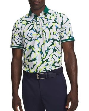 Under Armour Drive Printed Performance Polo - Blue
