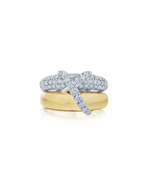 Kwiat Xo Diamond Stack Ring - Blue