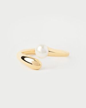 Pdpaola La Perla Ring - Metallic
