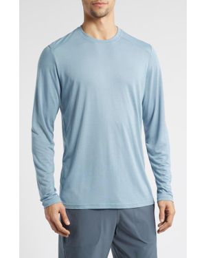 Free Fly Lightweight Upf 20+ Long Sleeve T-Shirt - Blue