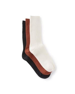 Cotton On 3 Pack Easy Socks - White
