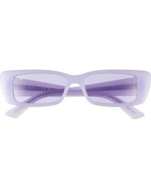 Ray-Ban Teru 54Mm Rectangle Sunglasses - Purple