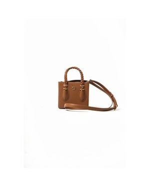 Mèsan Boxy Tote - Brown