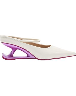 MARC NOLAN Sophia Leather Strap Pumps - Pink