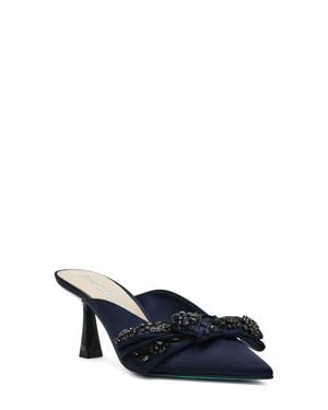 Betsey Johnson Kena Pointed Toe Mule - Blue