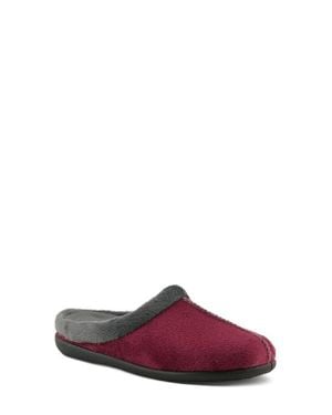 Flexus by Spring Step Aushana Faux Fur Mule Slipper - Purple