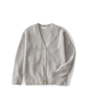 Haven Well Within Cashmere Shaker Stitch Cardigan - Gray