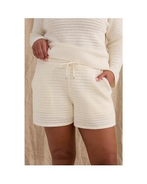 KADA The Open Knit Short - Natural