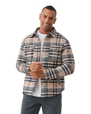 Surfside Supply Skip Quilted Shirt Jacket - Gray