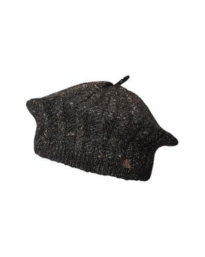 Ralph Lauren Herringbone Beret - Black