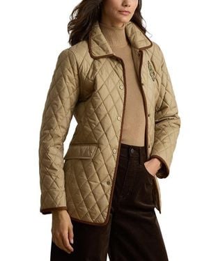Ralph Lauren Butterpile Crest Quilted Jacket - Brown