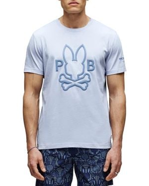 Psycho Bunny Chris Graphic T-Shirt - Blue