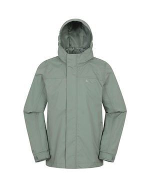 Mountain Warehouse Childrens/Kids Solar Waterproof Jacket - Green