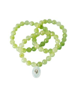 MacRae & Co Citrus Bloom Bracelet Set - Green