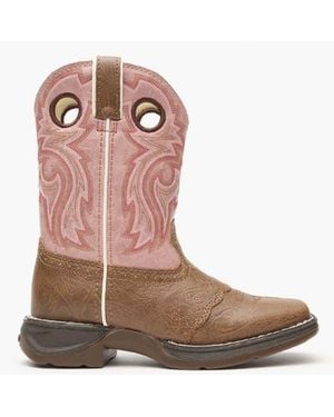 Durango Lil' Little Kids' Western Boot - Brown
