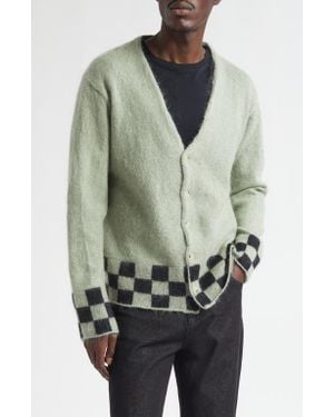Second Layer Chevy Mohair V-Neck Cardigan - Multicolor