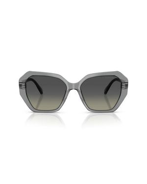 Swarovski 56Mm Photochromic Irregular Sunglasses - Gray