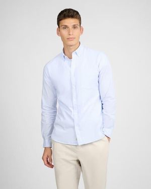 Onia Oxford Long Sleeve Button Down - White