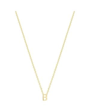 SET & STONES Cheyenne Initial Necklace - Metallic