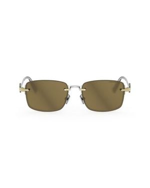 Dior 'Cd Diamond S11U Rectangle Sunglasses - Multicolor
