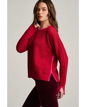 Lisa Todd Power Stitch Cotton Pullover - Red