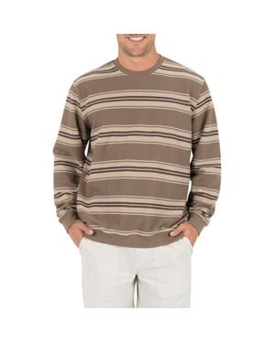 Hurley Hacienda Stripe Sweatshirt - Natural