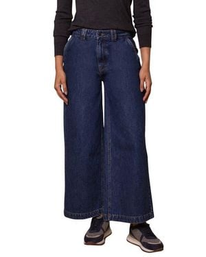Celtic & Co. Crop Wide Leg Pants - Blue