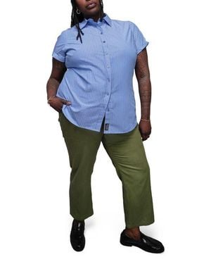 WILDFANG The Essential Button Up - Blue