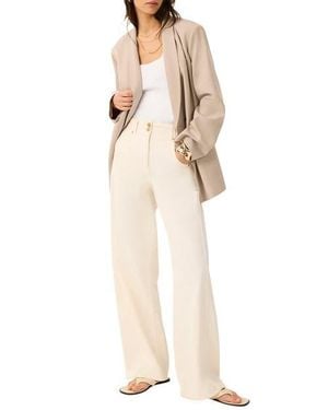 Mint Velvet Single Breasted Blazer - Natural