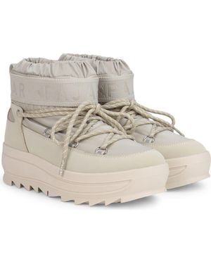 Pajar Galaxy Mini Waterproof Platform Ankle Bootie - White