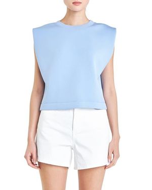 Grey Lab Soft Basic Top - Blue