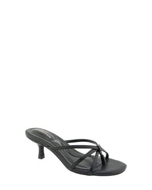 BCBGMAXAZRIA Atlase Kitten Heel Flip Flop - White
