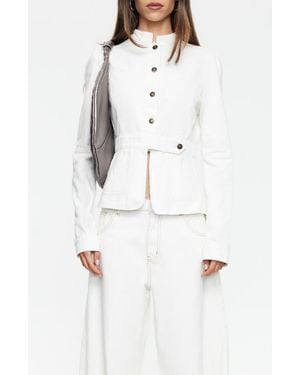 Lioness Brooklyn Denim Jacket - White