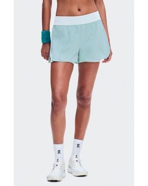 On Shoes Court 3-Inch 2-In-1 Shorts - Blue