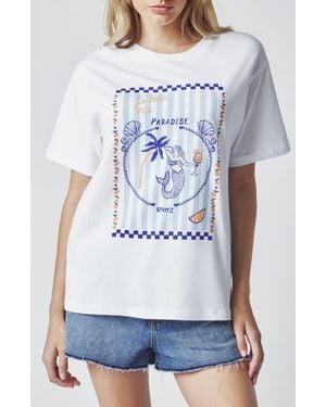 Florence By Mills Boyfriend Graphic T-Shirt - Gray