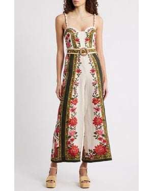 FARM Rio Wonder Rio Sleeveless Jumpsuit - Multicolor