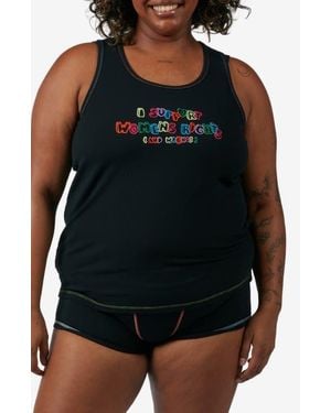 TOMBOYX Power Rib Tank Top - Black