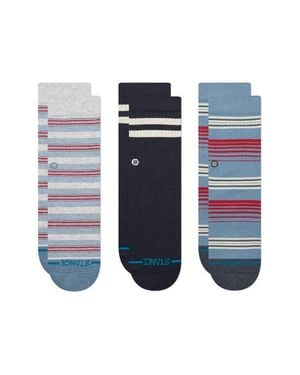 Stance Kids' Easton 3-Pack Crew Socks - White